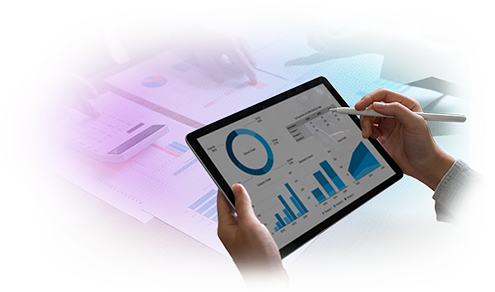 Diagnóstico de Liderança - People Analytics com dados reais em tablet